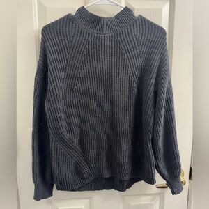 Old Navy Mock neck Gray Women's Sweater in graphite color